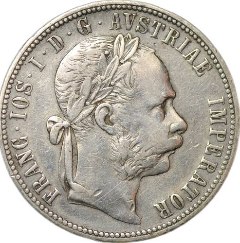 Монета 1 флорин 1885 Австрия