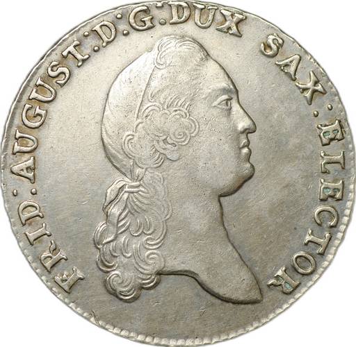 Монета 1 талер 1775 Саксония Германия