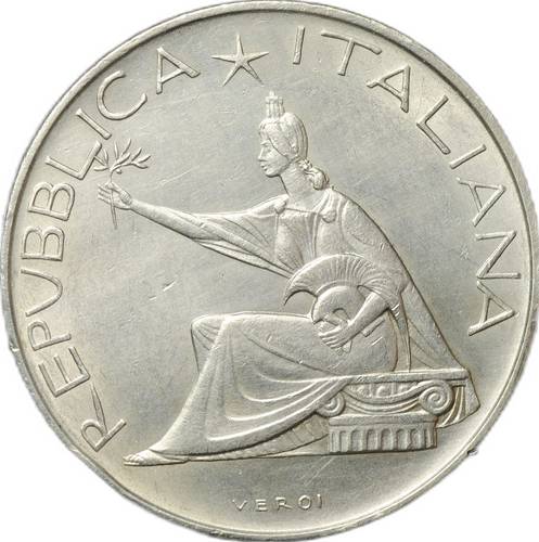 Монета 500 лир 1961 R 100 лет со дня объединения Италии Италия
