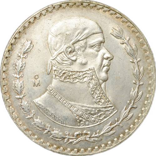Монета 1 песо 1964 Mo Мексика