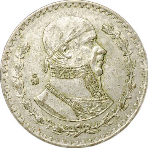 Монета 1 песо 1963 Mo Мексика