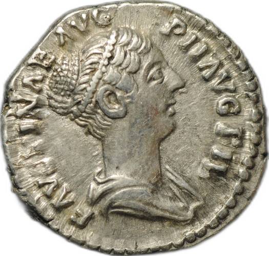 Монета Денарий 148-152 Фаустина II Младшая (147-175) Венера Римская Империя