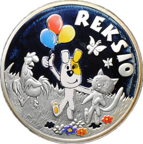 Монета 1 доллар 2011 Герои мультфильмов - Рекс Ниуэ