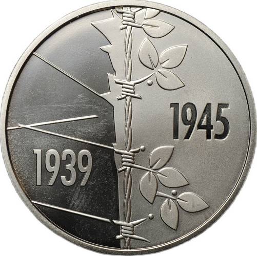 Монета 5 гривен 2020 75 лет победе над нацизмом во Второй мировой войне 1939-1945 Украина
