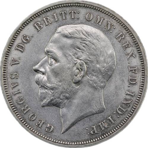 Монета 1 крона 1935 25 лет правлению Короля Георга V Великобритания