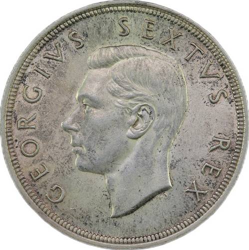 Монета 5 шиллингов 1948 ЮАР