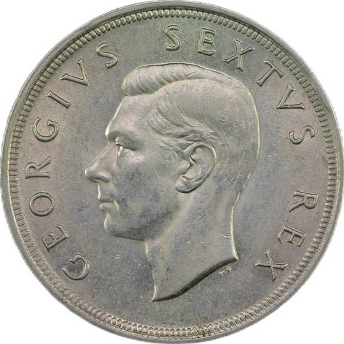 Монета 5 шиллингов 1949 ЮАР