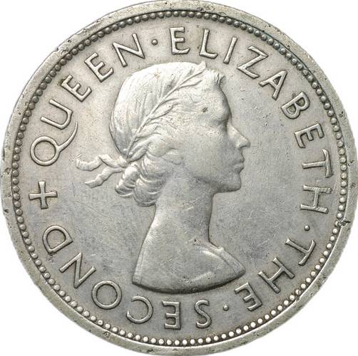 Монета 1 крона 1953 100 лет со дня рождения Сесиля Родса Южная Родезия