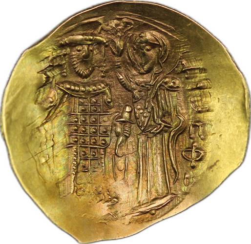 Монета Гиперперон Иоанн II Комнин (1118-1143) Византия