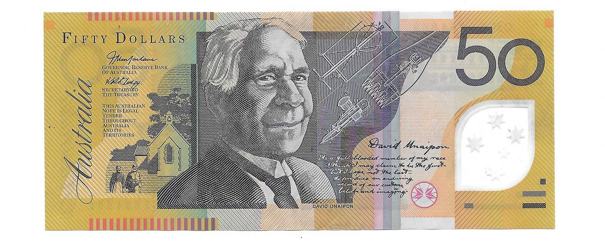 Банкнота 50 долларов 2002-2016 Австралия