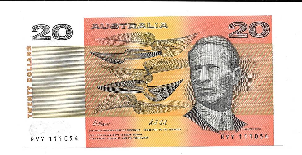 Банкнота 20 долларов 1974-1994 Австралия
