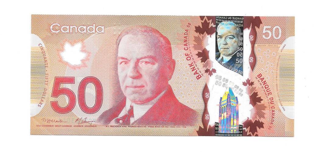 Банкнота 50 долларов 2012 Канада