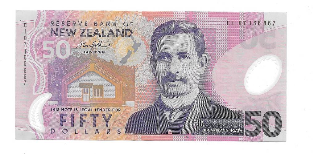 Банкнота 50 долларов 1999 Новая Зеландия