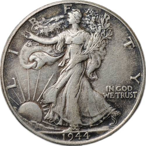 Монета 50 центов (1/2 доллара) 1944 США