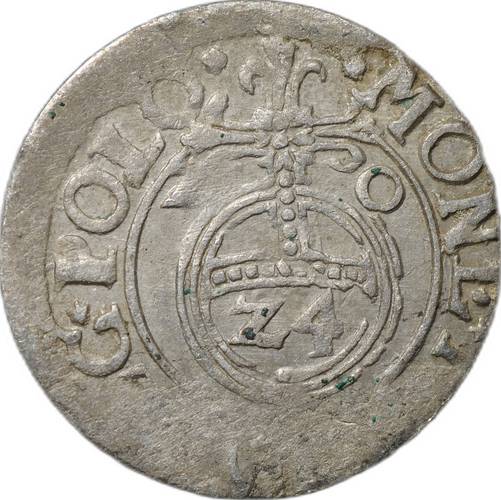 Монета 1 полторак (1,5 гроша) 1620 Сигизмунд III Ваза Польша