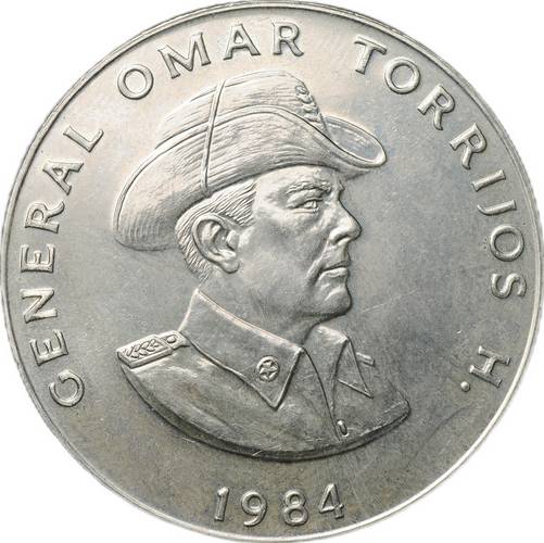 Монета 1 бальбоа 1984 Панама