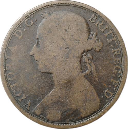 Монета 1 пенни 1893 Великобритания