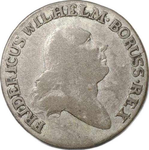 Монета 4 гроша 1796 Пруссия