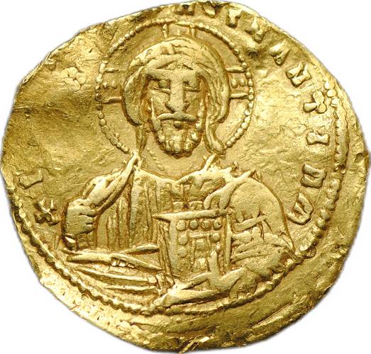 Монета Тетартерон (cолид) 969-976 Иоанн I Цимисхий Константинополь Византия