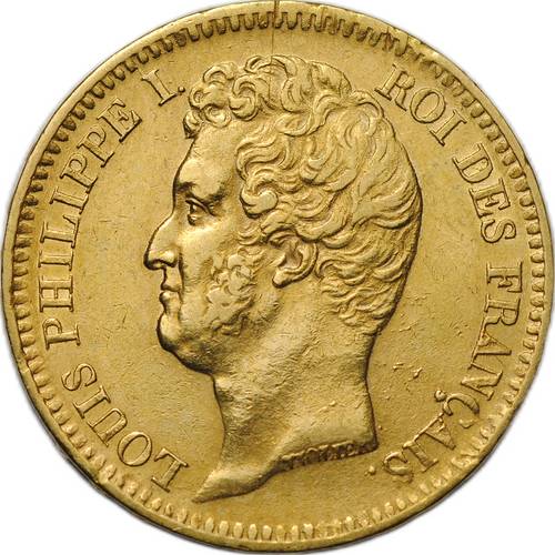 Монета 20 франков 1831 A Луи-Филипп I Франция