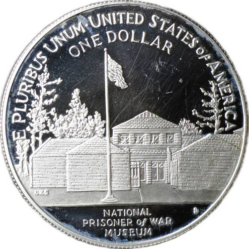 Монета 1 доллар 1994 P Национальный музей военнопленных США