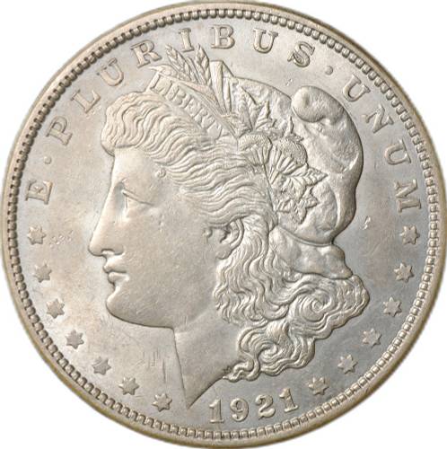 Монета 1 доллар 1921 Моргана Филадельфия США