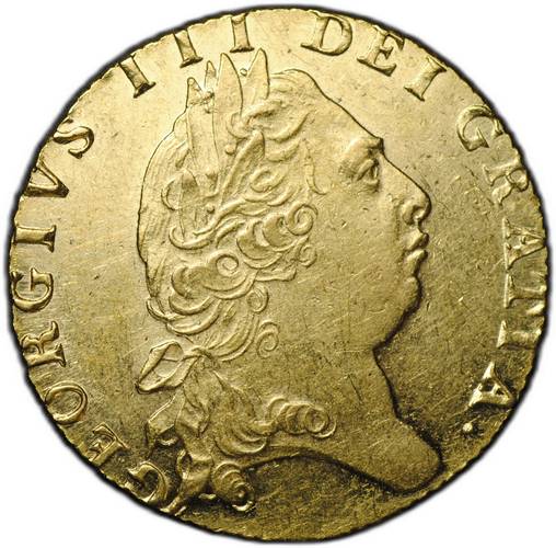 Монета 1 гинея 1797 Великобритания