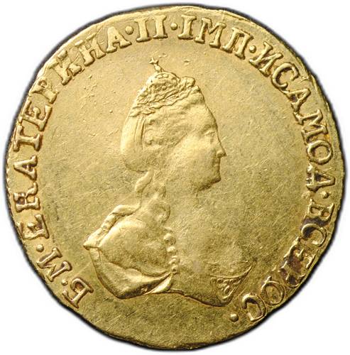 Монета 1 рубль 1779 Ю для дворцового обихода слаб NGS AU 55