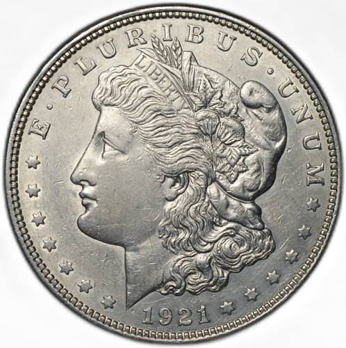 Монета 1 доллар 1921 Моргана Филадельфия США