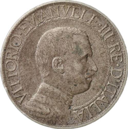 Монета 1 лира 1910 Италия