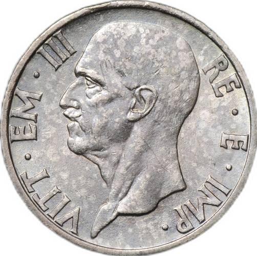 Монета 5 лир 1936 Италия
