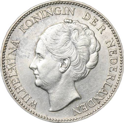 Монета 1 гульден 1940 Нидерланды