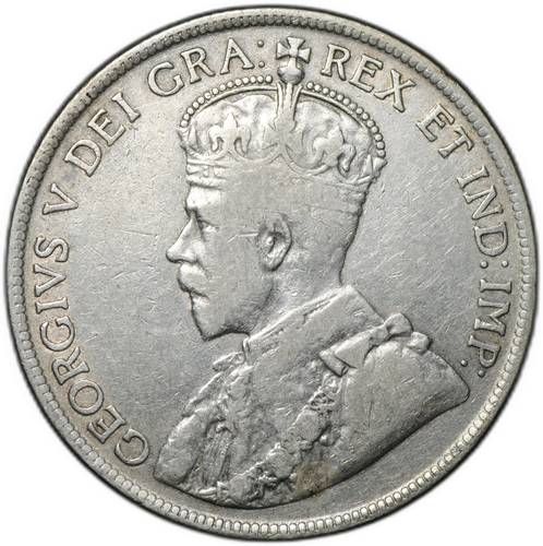 Монета 50 центов 1919 Ньюфаундленд