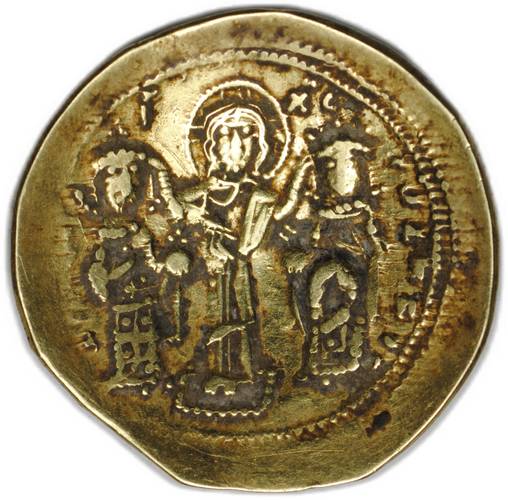 Монета Гистаменон номисма 1068-1071 Роман IV Диоген Византия