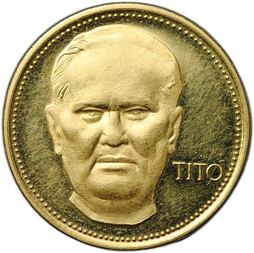 Медаль 1972 25 мая Иосип Броз Тито 80 лет Югославия