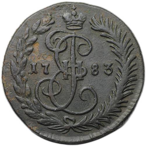Монета Денга 1783 КМ
