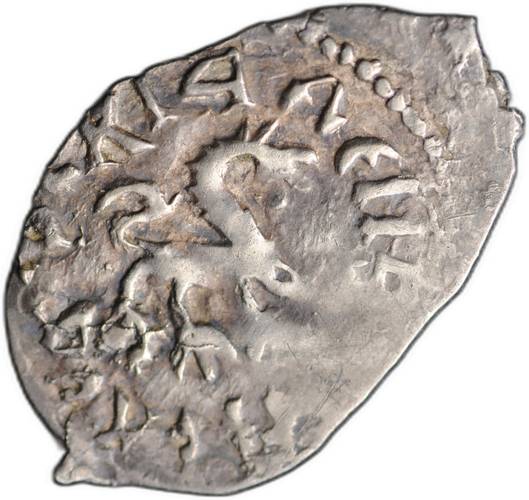 Монета Денга 1460 - 1510 Довмонт | Барс вправо Псковская республика Псков