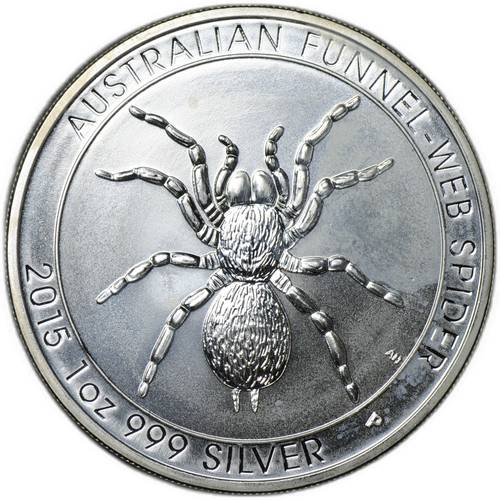 Монета 1 доллар 2015 Австралийский паук Funnel-Web Spider Австралия