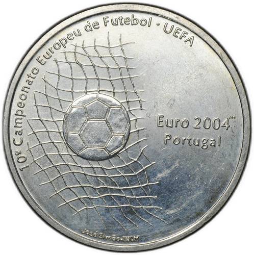 Монета 1000 эскудо 2001 Чемпионат Европы по футболу 2004 Португалия Португалия