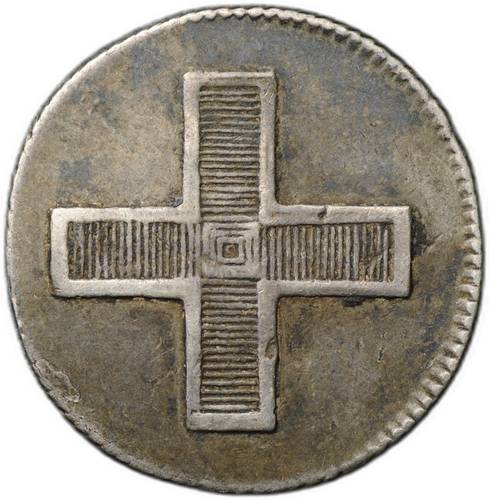 Коронационный жетон 1796 в память Коронации Павла I