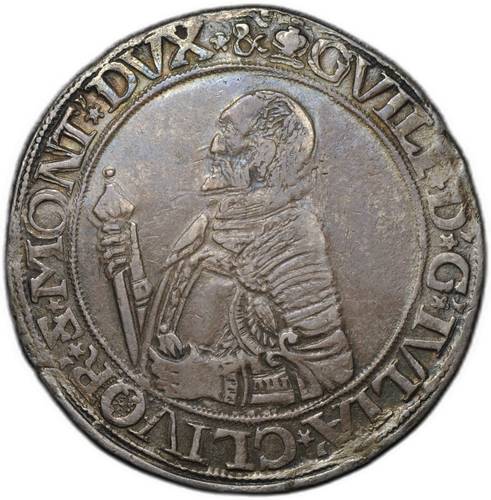 Монета 1 талер 1572 Вильгельм V Юлих-Клеве-Берг Германия Священная Римская Империя