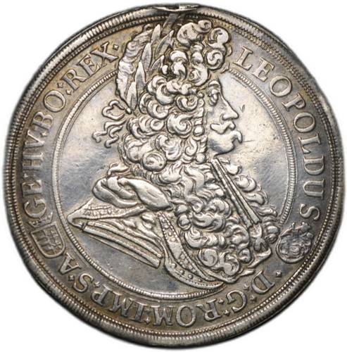 Монета 1 талер 1696 Леопольд I Венгрия