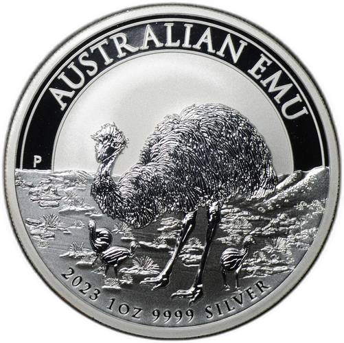 Монета 1 доллар 2023 Австралийский эму 1952-2022 Австралия