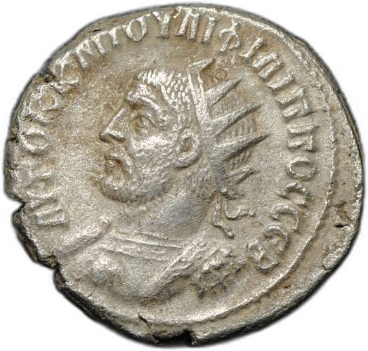 Монета Тетрадрахма 247-249 Филипп II Младший влево Антиохия, Селевкия Пиерия, Сирия Римская Империя