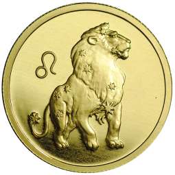 Монета 50 рублей 2003 ММД Знаки Зодиака Лев