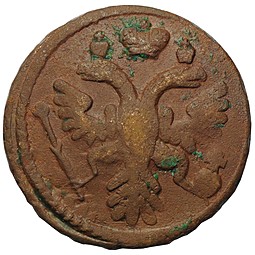 Монета Денга 1736
