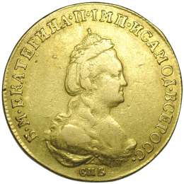 Монета 5 рублей 1783 СПБ