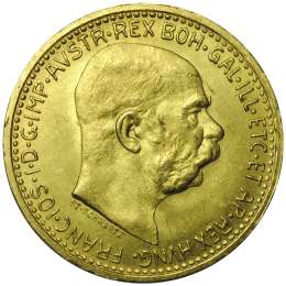 Монета 10 крон 1912 Австро-Венгрия