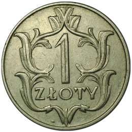 Монета 1 злотый 1929 Ядвига Польша
