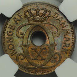 Монета 2 эре 1941 Фарерские острова Дания
